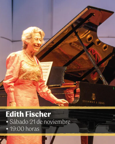 La leyenda del piano Edith Fischer en concierto